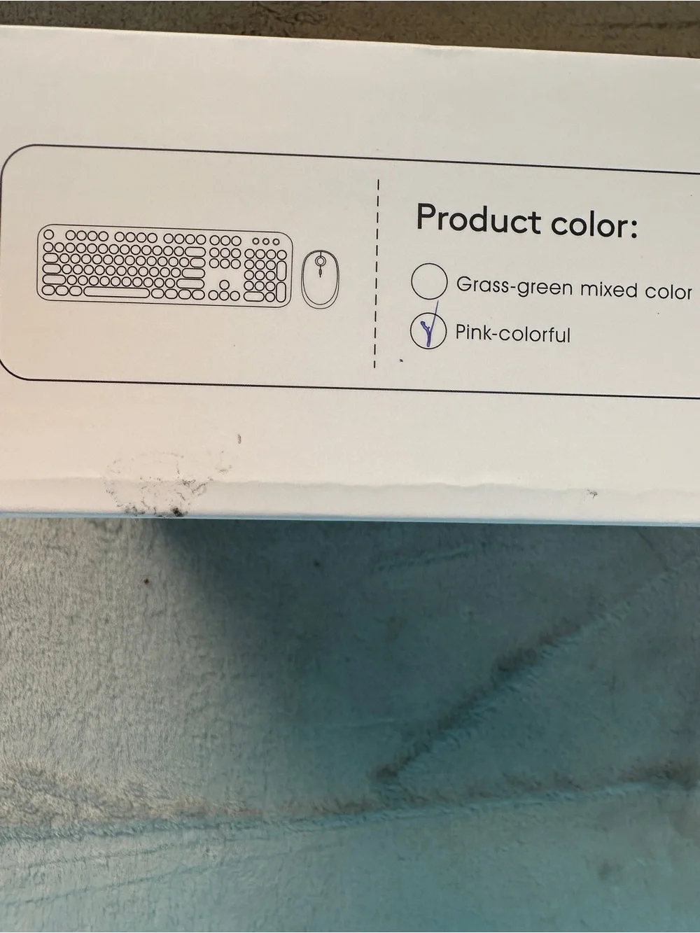 Wireless Keyboard and Mouse Combo - Pink